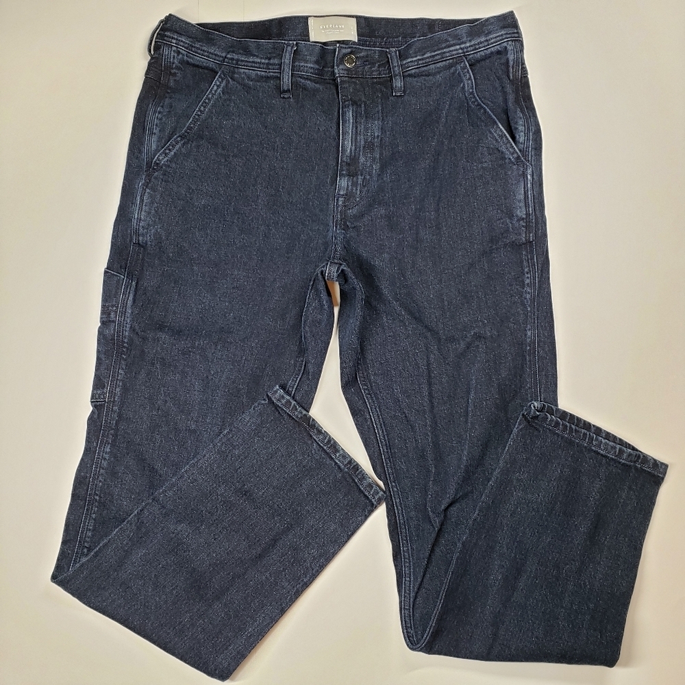 Everlane Slim Fit Carpenter Pants Dark Wash